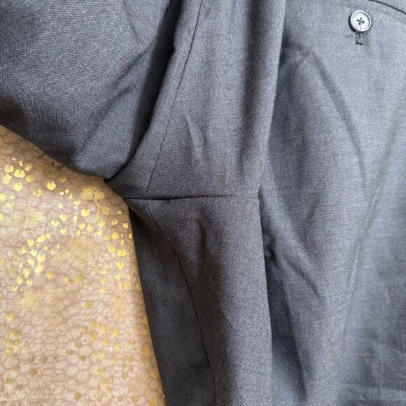 Calvin Klein Men's Jerome Charcoal Gray X Slim Fit Dress Suit Pants Flat Front 3 - Picture 9 of 9